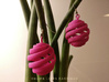 Rhumb Lines Earrings 3d printed 