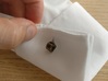 Square Cufflink Twisted 3d printed 