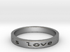 love is all you need  mon Ring Size 8.25 3d printed 