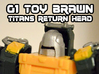 Brawn (Titans Return) Toy/Jipe Head  3d printed 
