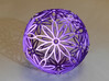 Dodeca Flower Medium (approx 80mm diameter) 3d printed DodecaFlower 80mm Purple
