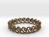 Chain stitch knot bracelet (Circle) 3d printed 