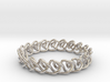 Chain stitch knot bracelet (Circle) 3d printed 