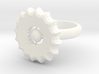16-pointed Ring 3d printed 