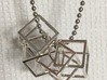 Interlocking Cube Necklace 4 3d printed 