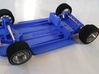 Slot car chassis for Cobra 1/28 3d printed 