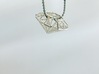 Diamond necklace pendant 3d printed 