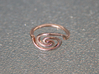 Spiral Ring, Size 4.5 3d printed Rose Gold