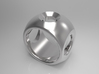 RING SPHERE 2 - SIZE 7 3d printed 