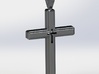 Cross Pendant 3d printed Rendered Image of Cross Pendant