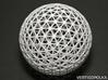 Geodesic Frame ds cc 75mm 3d printed Geodesic Frame ds cc WSF
