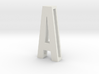 Choker Slide Letters (4cm) - Letter A 3d printed 