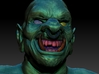 3D Ogre Bust 3d printed 