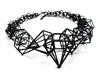 Stereodiamond Necklace 3d printed 1
