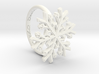 Snowflake Ring 1 d=16mm h21d16 3d printed 
