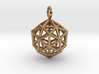 Pendant_ Cuboctahedron-Icosahedron 3d printed 