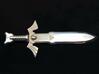 Toon Master Sword 3d printed Polished Silver (Old Version)