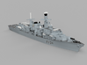 1/1800 HMS Iron_Duke 3d printed Computer software render.The actual model is not full color. 
