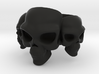 Skull Ring 'Trinity'  3d printed 