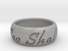 This Too Shall Pass ring size 11 3d printed 