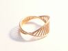 DNA Ring US7 3d printed 