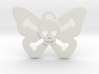 Cute Butterfly Skull 3d printed 