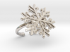 Snowflake Ring 1 d=16.5mm Adjustable h21d165a 3d printed 