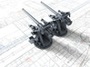 1/192 12-pdr 3"/45 (76.2 cm) 20cwt Guns x2 3d printed 3d render showing product detail