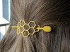 Honey Comb Hair Fastener 3d printed 