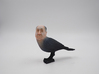 Alfred Hitchcrow 3d printed This the actual Full Color Sandstone 3D-print.