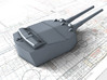 1/700 15" MKI* QE Class Guns w. Blast Bags x4 3d printed 3d render showing A Turret detail