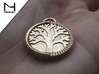 Tree of Life Pendant 3d printed Raw Bronze