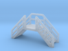 Z Scale Emergency Exit Stairs 3d printed 