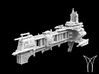 Explorer class Battleship Hull 3d printed 