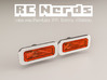 RCN056 Front bumper light buckets for 4Runner 3d printed 