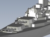 1/3000 scale USS Iowa BB-61 battleships x 2 3d printed 