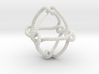 Octahedral knot (Rope with detail) 3d printed 