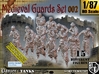 1/87 Medieval Guards Set002 3d printed 
