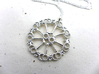 Axoneme Pendant - Science Jewelry 3d printed Axoneme pendant in polished silver