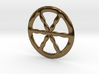 Ancient celts pendant "Battle charioteer's wheel"  3d printed 