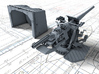 1/192 4.7"/45 QF MK IX CPXVII Guns Ports Closed x4 3d printed 3d render showing product detail