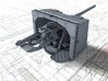 1/350 4.7"/45 QF MK IX CPXVII Guns Ports Closed x4 3d printed 3d render showing product detail