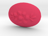 18x13 Oval Flower Cabochon Plastic Insert 3d printed 