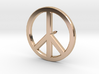 Peace Symbol Lapel Pin 3d printed 