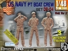 1/48 USN PT Crew Set06-04 3d printed 