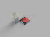 Portal ® Coffee Cup Stand - Portal 2 button 3d printed 