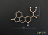 LSD 3D Printed Molecule Key Chain 3d printed 