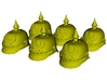 1/33 scale German pickelhaube helmets x 6 3d printed 
