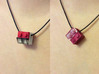 bX Necklace (2x2) 3d printed White Strong & Flexible Polished (String and Lego pieces not included)