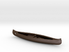Canoe Metal Keychain Pendant & your embossed logo 3d printed 